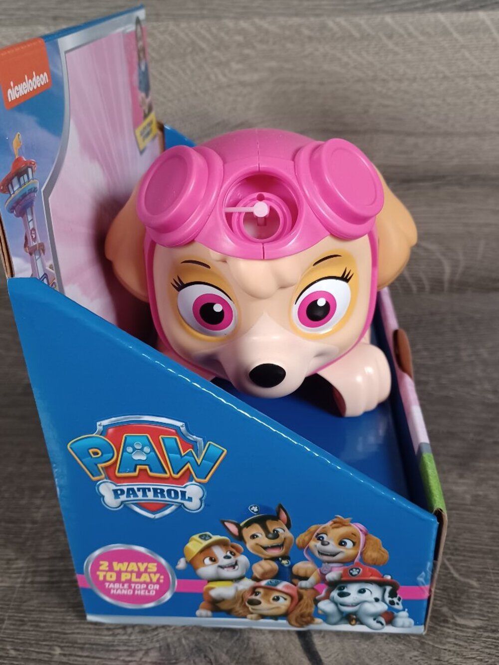 NIB Nickelodeon  PAW Patrol Skye No-Spill Blast-Off Bubble Blower Toy